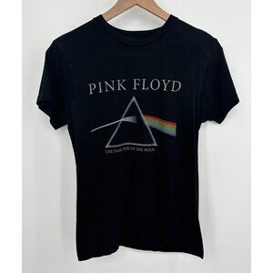Garage Pink Floyd Graphic T Shirt Women XS Black The Dark Side Of The Moon